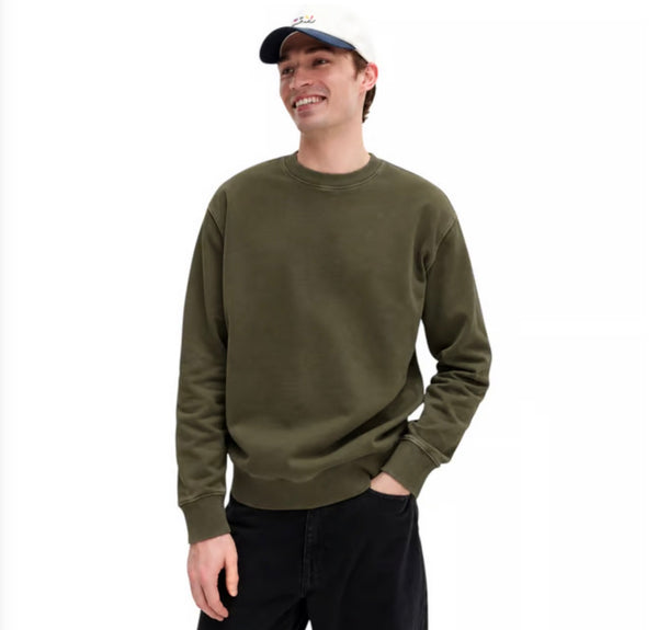 M&S Men’s Pure Cotton Garment Dye Sweatshirts