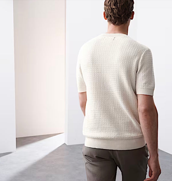 M&S Autograph Men’s Short Sleeve Knitted Jumper