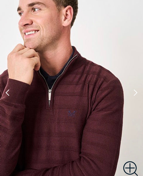 Crew Clothing Cashmere Blend Half Zip
