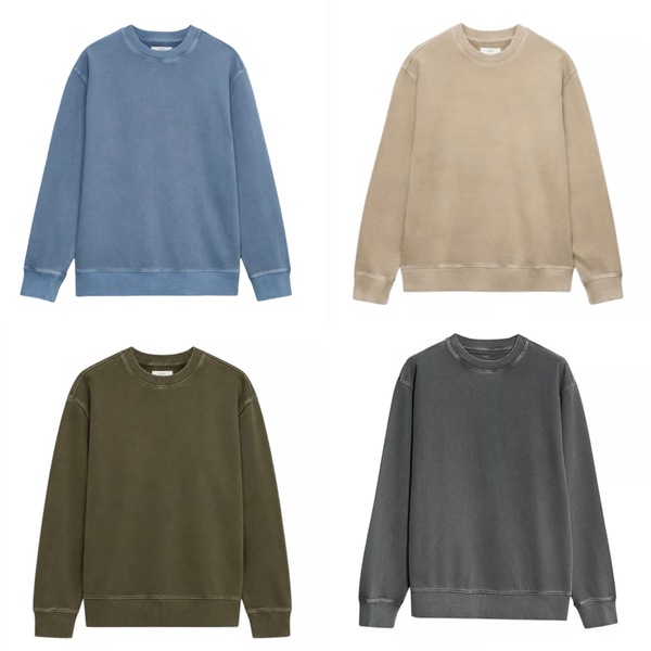 M&S Men’s Pure Cotton Garment Dye Sweatshirts