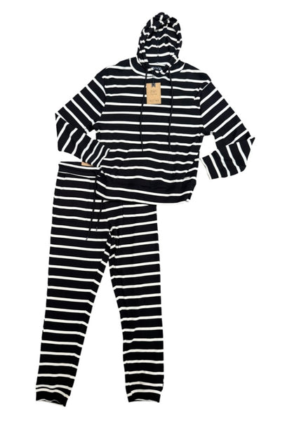 F&F Ladies Striped Loungesuit
