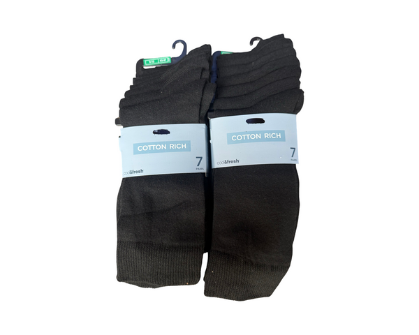 Men’s M&S 7 Pack Socks Navy or Black