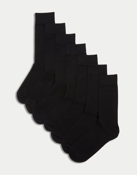 Men’s M&S 7 Pack Socks Navy or Black