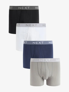 Ex Next Pack of 4 Mens Black Boxers