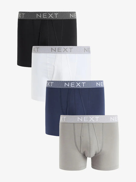 Ex Next Pack of 4 Mens Black Boxers