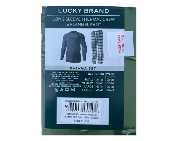 Mens Lucky Brand Boxed PJs