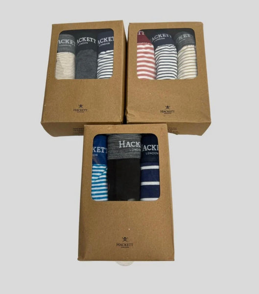 Mens 3 Pack Hackett Boxer Shorts