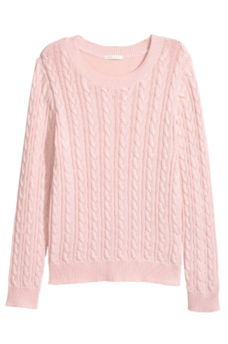 Ladies Ex H&M Cable Knit Jumper