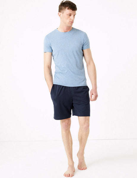 M&S COLLECTION 2 Pack Pure Cotton Pyjama Shorts