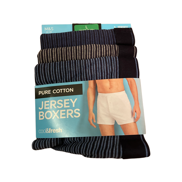 M&S COLLECTION 3pk Pure Cotton Cool & Fresh™ Trunks