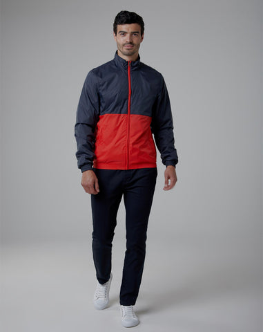 Mens Broken Standard Light Wind Jacket Navy/Red (Small Sizes)