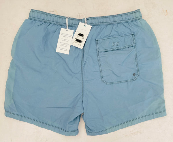 Mens Ex Next Teal Mid Length Swimming Trunks