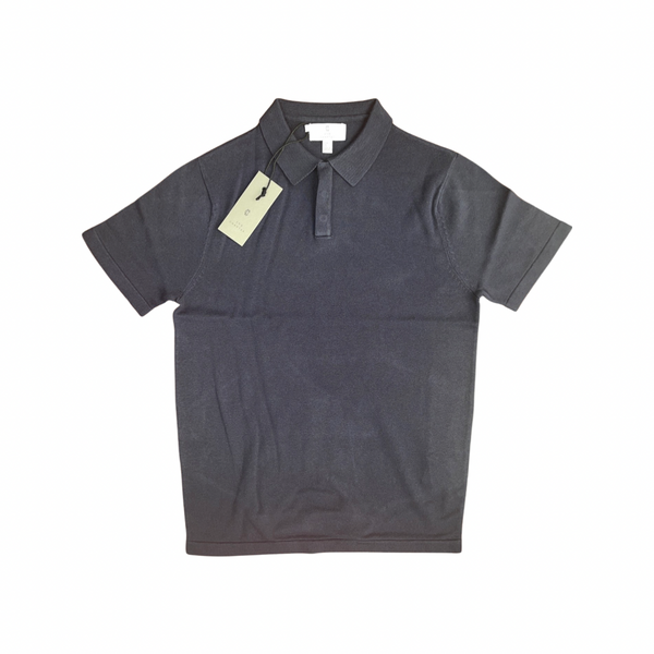 2nd Chapter Mens Knitted Short Sleeve Polo - 2 Colours